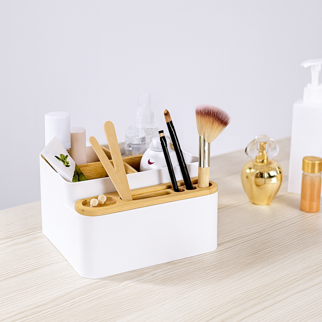 Minimalist Bamboo and PS Organizer