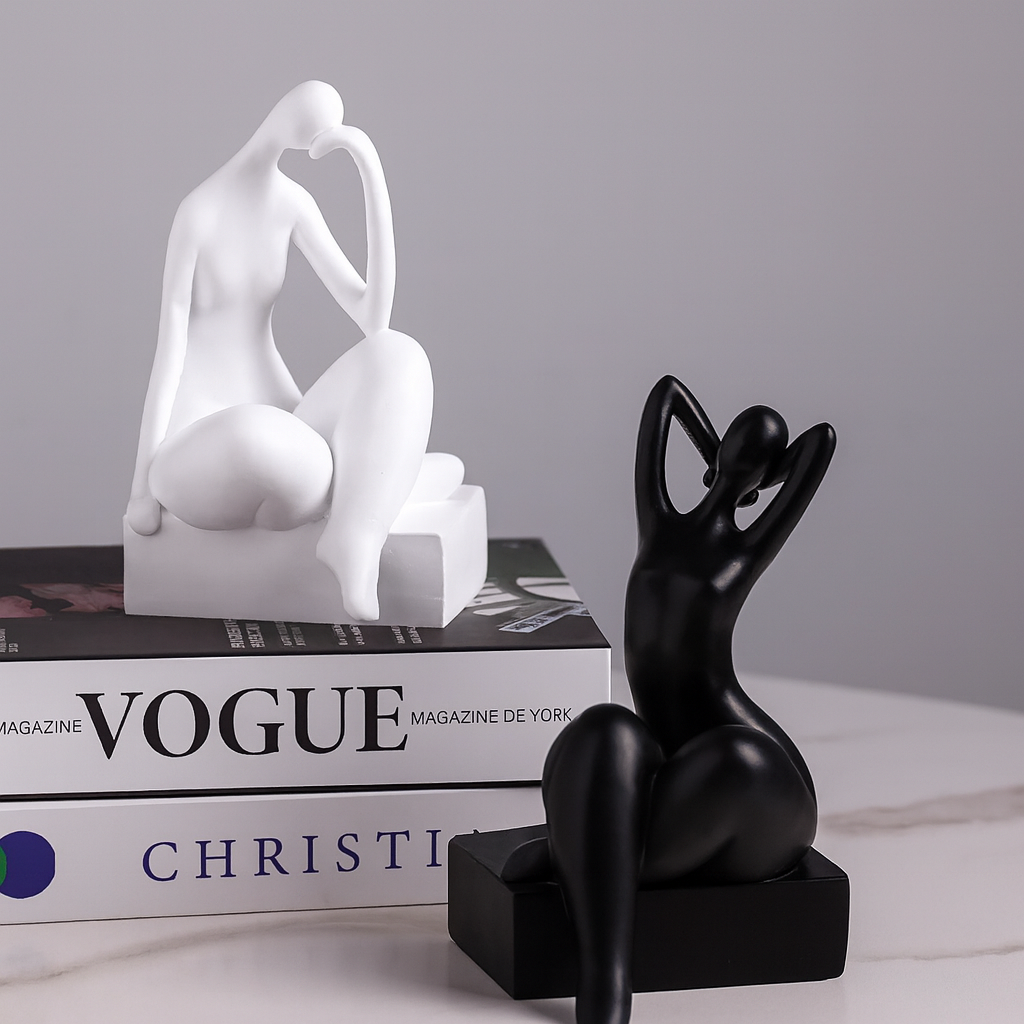Modern Minimalist Bookends Figurine