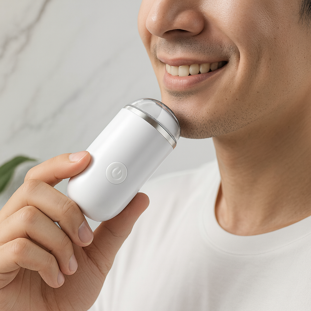 Electric Mini Shaver with Floating Cutter Head