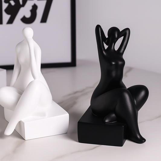 Modern Minimalist Bookends Figurine