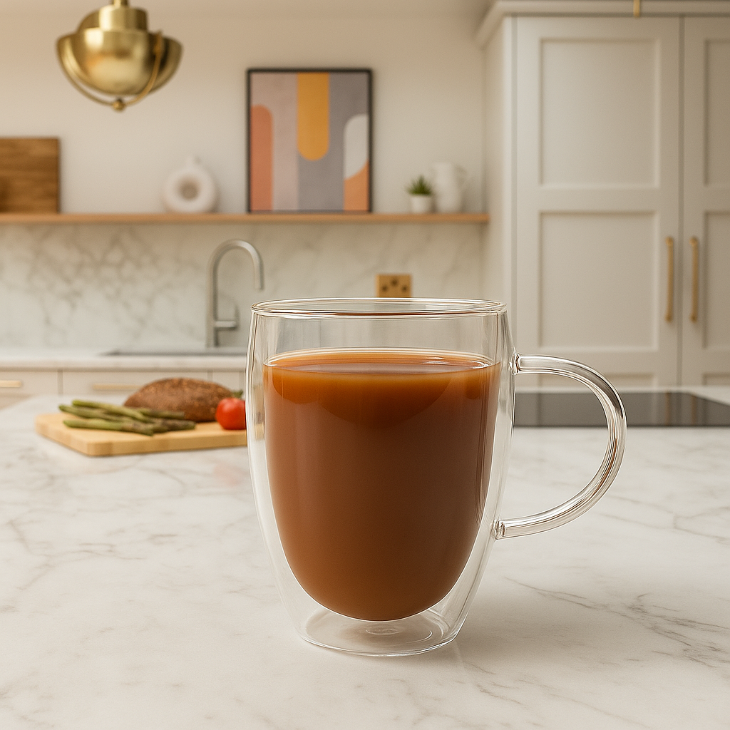 Double-Walled Glass Coffee Mug