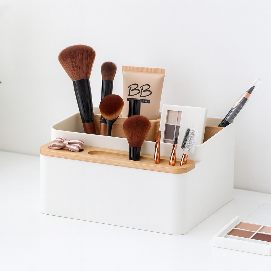 Minimalist Bamboo and PS Organizer