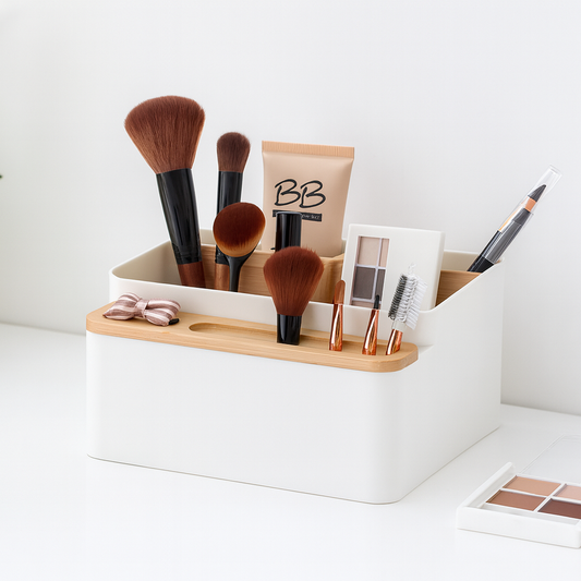 Minimalist Bamboo and PS Organizer