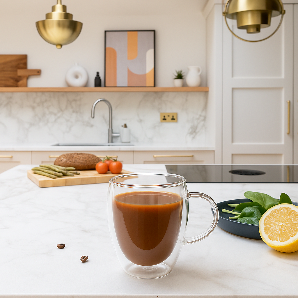 Double-Walled Glass Coffee Mug