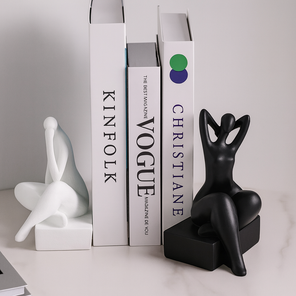 Modern Minimalist Bookends Figurine