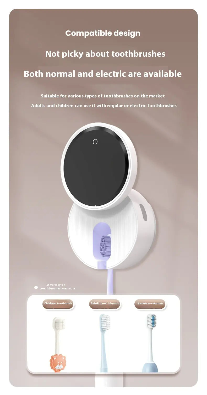 USB Wall-Mounted Smart Toothbrush Sterilizer