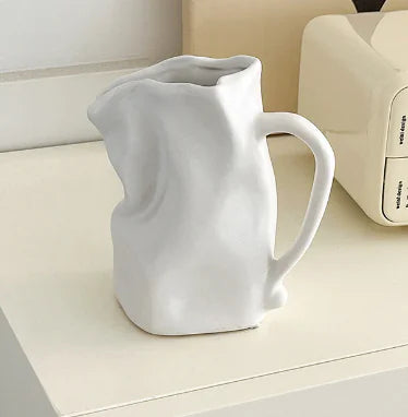 Wrinkled Ceramic Vase