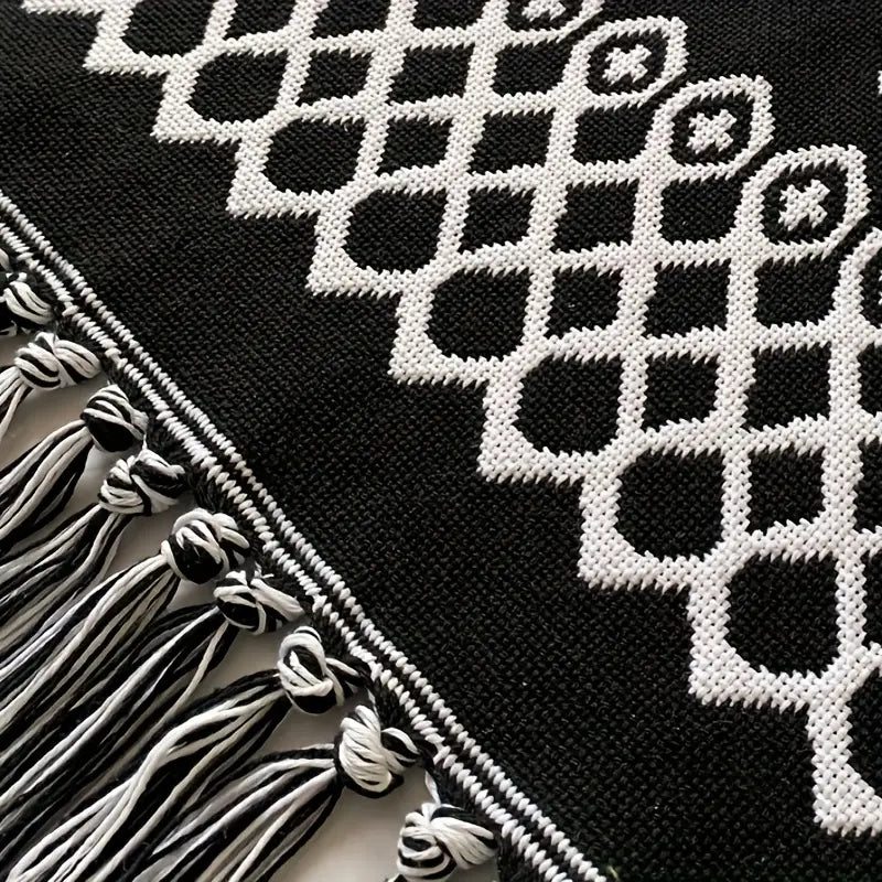 Bohemian Tassel Runner Rug